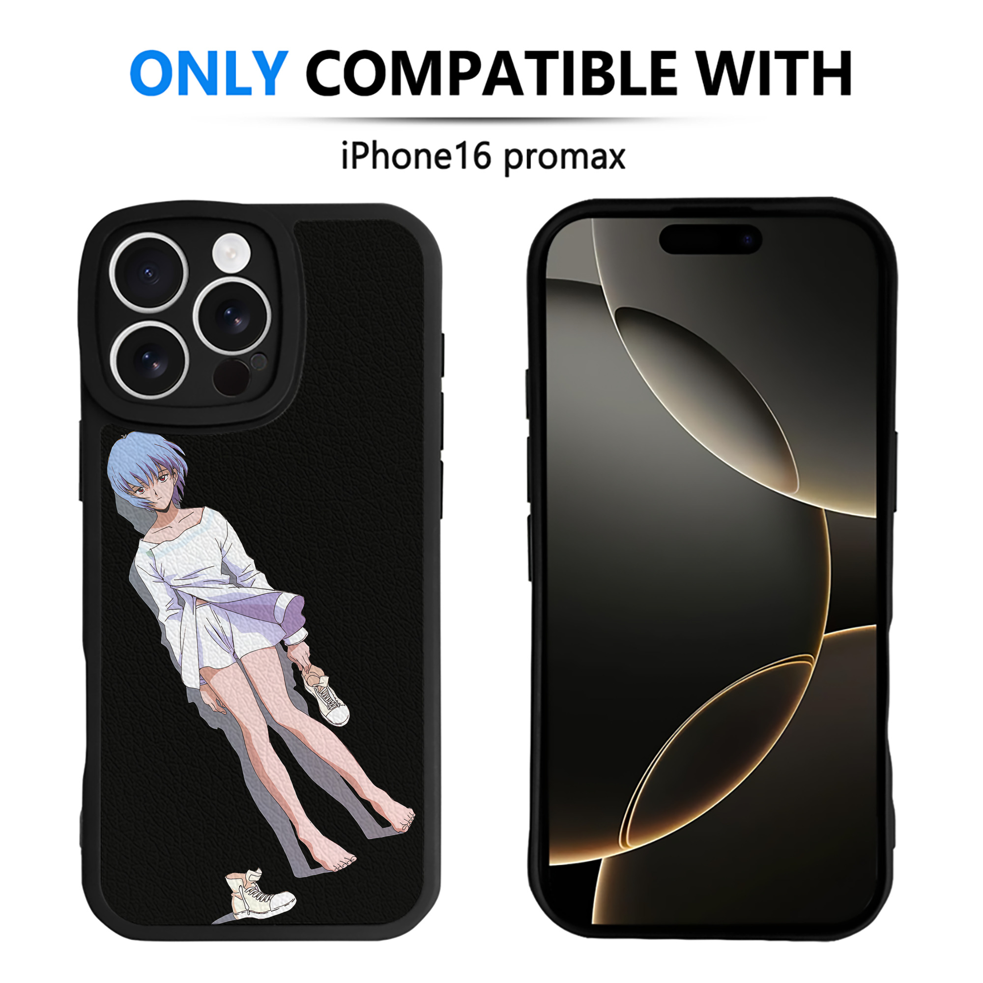（画像用） EVA 新世紀エヴァンゲリオン 【iPhone 16シリーズ対応】シリコンスマホケース（レザー調） 材質：シリコン